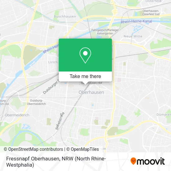 Карта Fressnapf Oberhausen