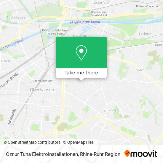 Карта Öznur Tuna Elektroinstallationen