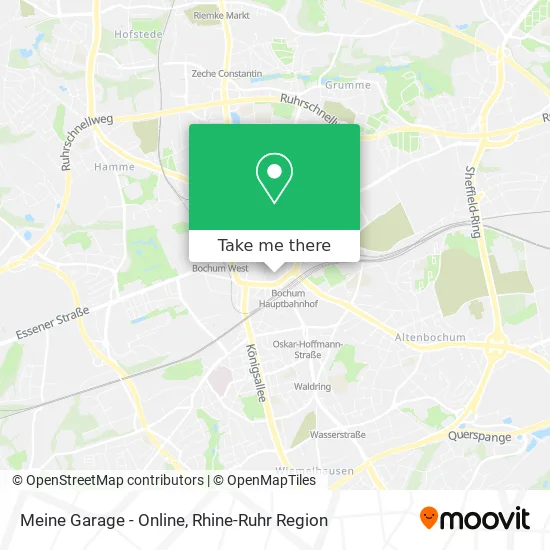 Карта Meine Garage - Online