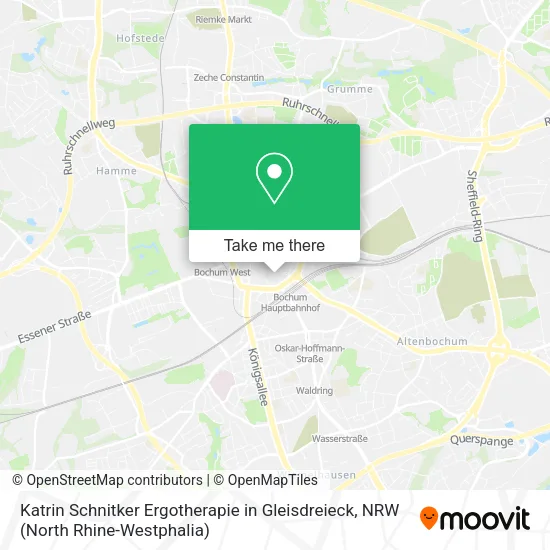 Katrin Schnitker Ergotherapie in Gleisdreieck map