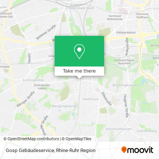 Gosp Gebäudeservice map
