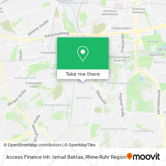 Access Finance Inh. Ismail Bektas map