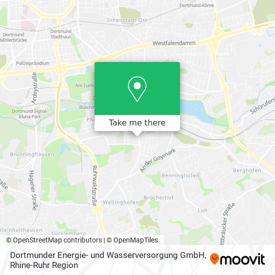 Dortmunder Energie- und Wasserversorgung GmbH map