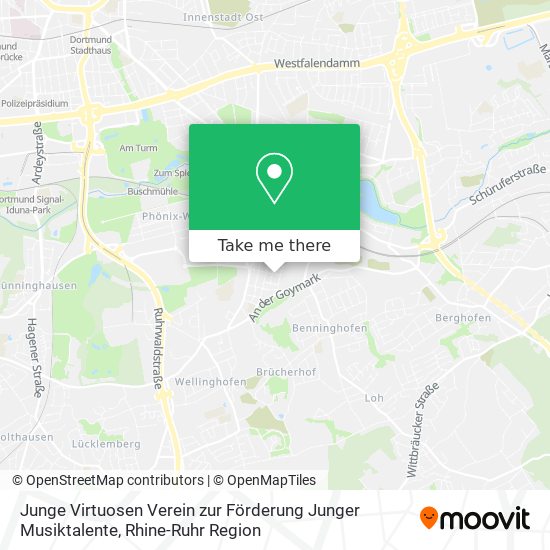 Junge Virtuosen Verein zur Förderung Junger Musiktalente map