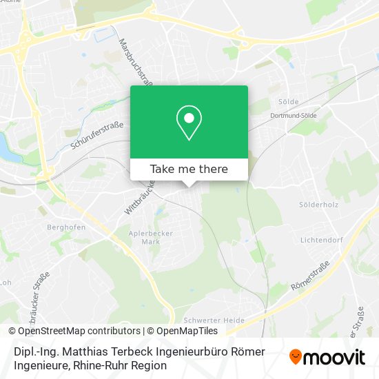 Dipl.-Ing. Matthias Terbeck Ingenieurbüro Römer Ingenieure map