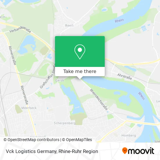 Карта Vck Logistics Germany