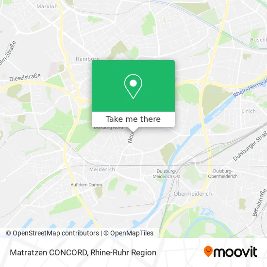 Карта Matratzen CONCORD