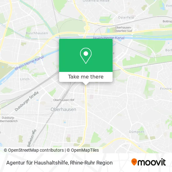 Карта Agentur für Haushaltshilfe