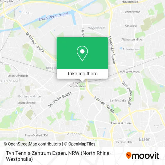 Карта Tvn Tennis-Zentrum Essen