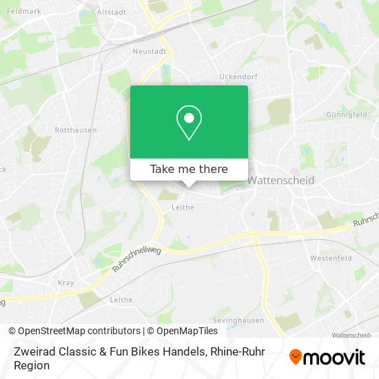 Карта Zweirad Classic & Fun Bikes Handels