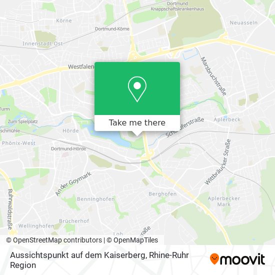 Aussichtspunkt auf dem Kaiserberg map