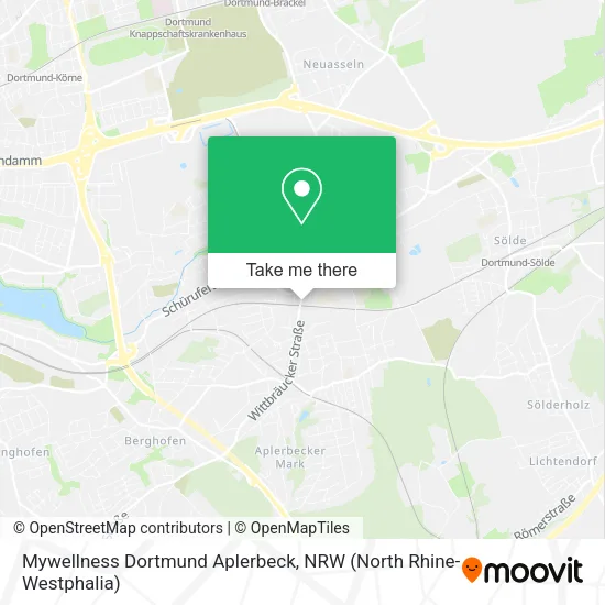 Карта Mywellness Dortmund Aplerbeck