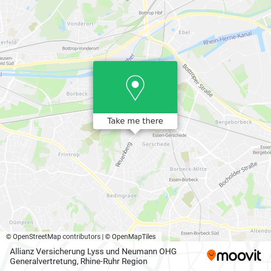 Allianz Versicherung Lyss und Neumann OHG Generalvertretung map