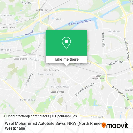 Карта Wael Mohammad Autoteile Sawa