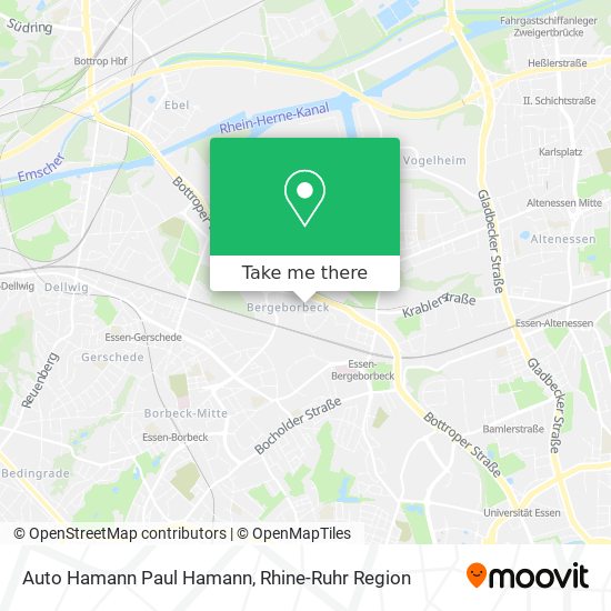 Auto Hamann Paul Hamann map