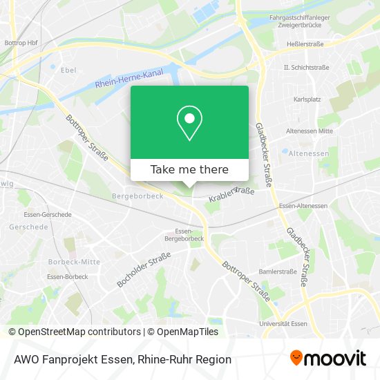 AWO Fanprojekt Essen map