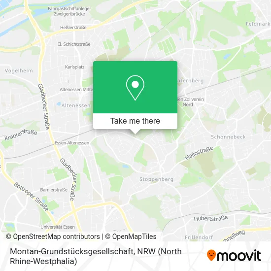 Montan-Grundstücksgesellschaft map
