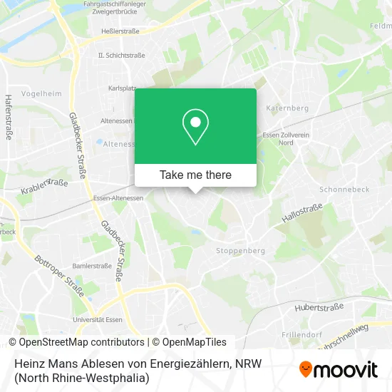 Карта Heinz Mans Ablesen von Energiezählern