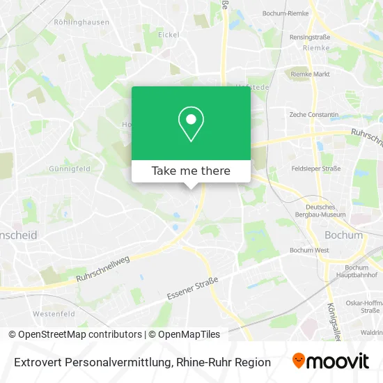 Карта Extrovert Personalvermittlung