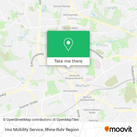 Ims Mobility Service map