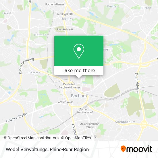 Wedel Verwaltungs map