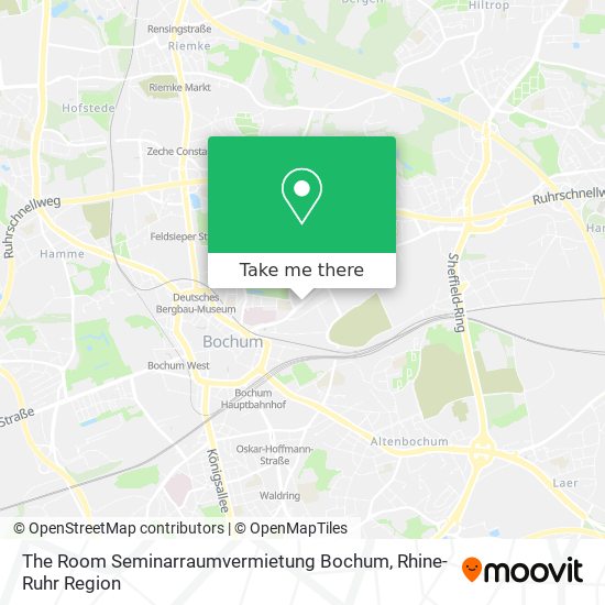 The Room Seminarraumvermietung Bochum map