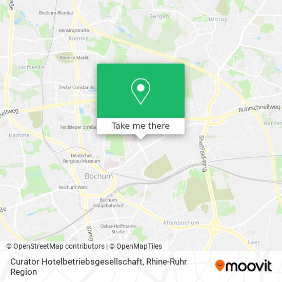 Curator Hotelbetriebsgesellschaft map