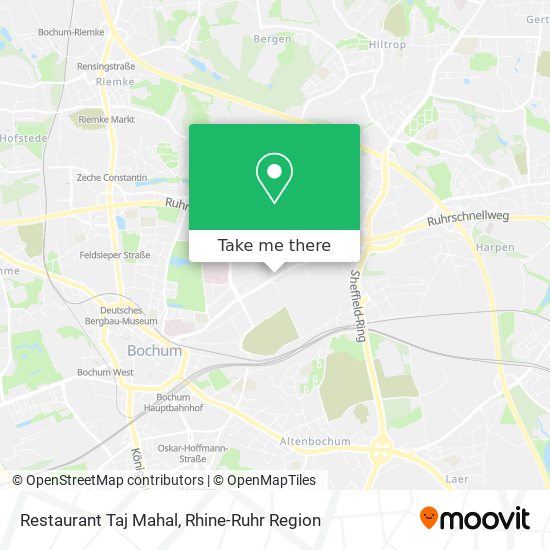 Restaurant Taj Mahal map