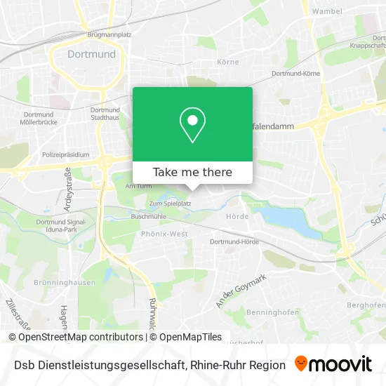 Dsb Dienstleistungsgesellschaft map