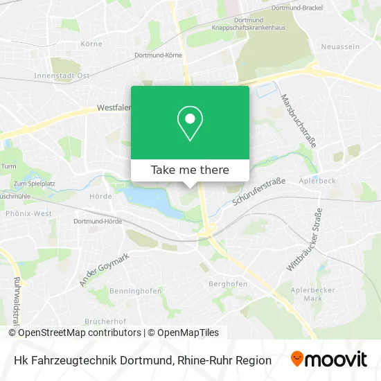 Hk Fahrzeugtechnik Dortmund map