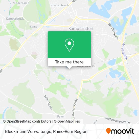 Bleckmann Verwaltungs map