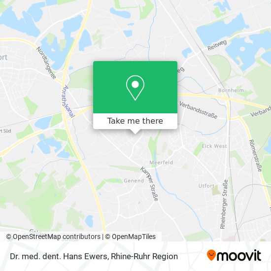 Dr. med. dent. Hans Ewers map