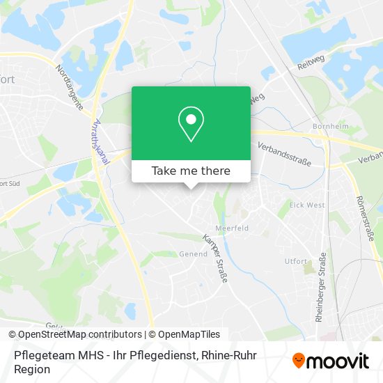 Карта Pflegeteam MHS - Ihr Pflegedienst