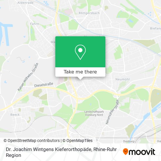 Dr. Joachim Wintgens Kieferorthopäde map