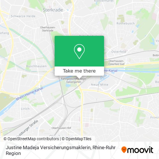 Justine Madeja Versicherungsmaklerin map