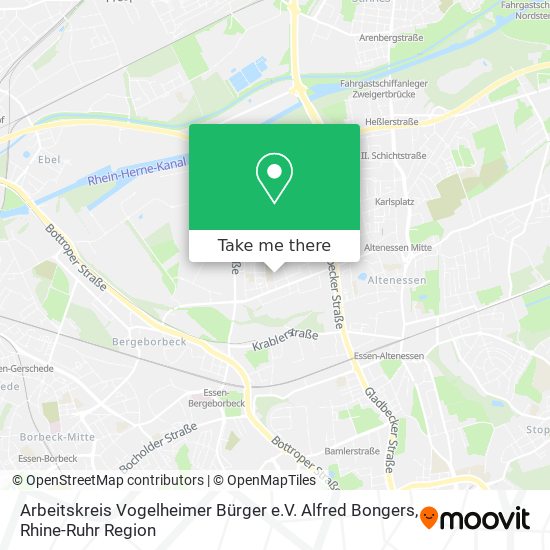 Arbeitskreis Vogelheimer Bürger e.V. Alfred Bongers map