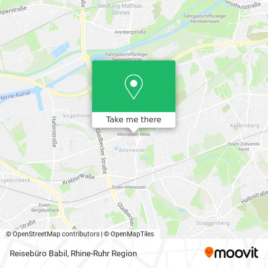 Карта Reisebüro Babil