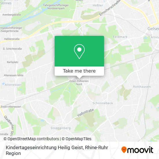 Карта Kindertageseinrichtung Heilig Geist