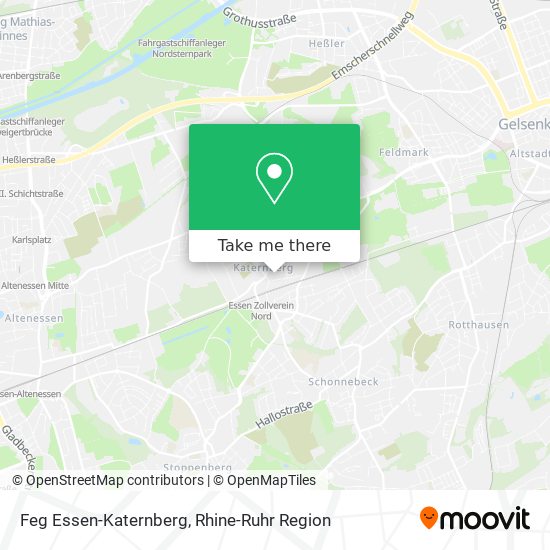 Feg Essen-Katernberg map