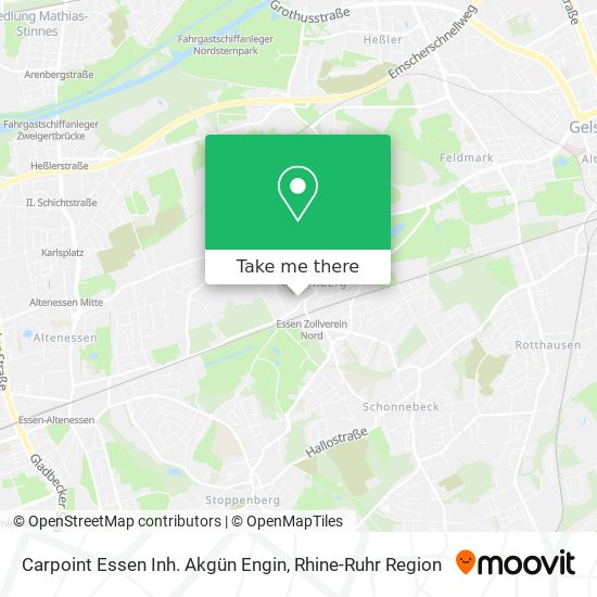 Карта Carpoint Essen Inh. Akgün Engin