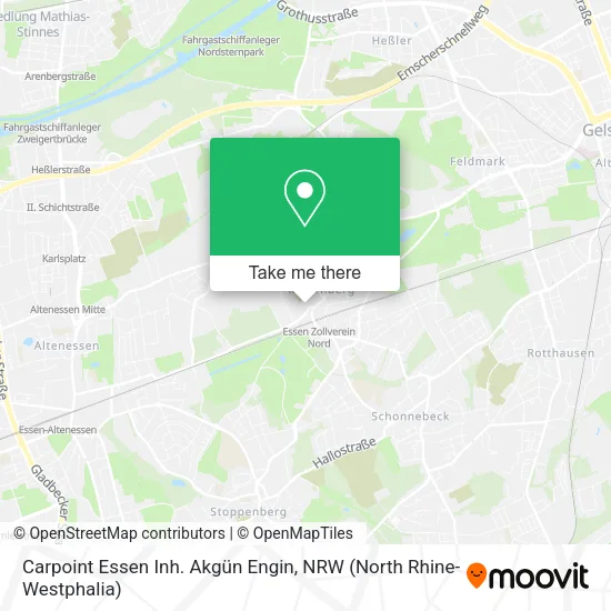 Карта Carpoint Essen Inh. Akgün Engin