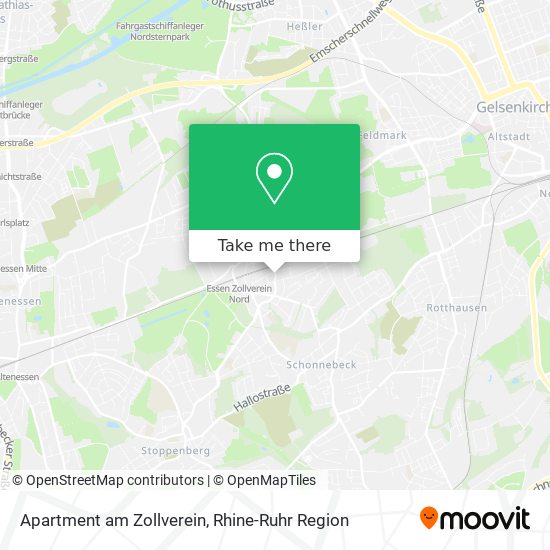 Apartment am Zollverein map