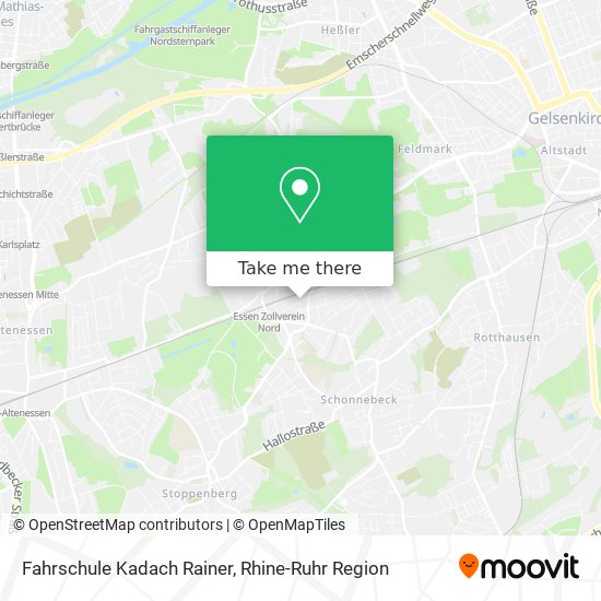 Fahrschule Kadach Rainer map