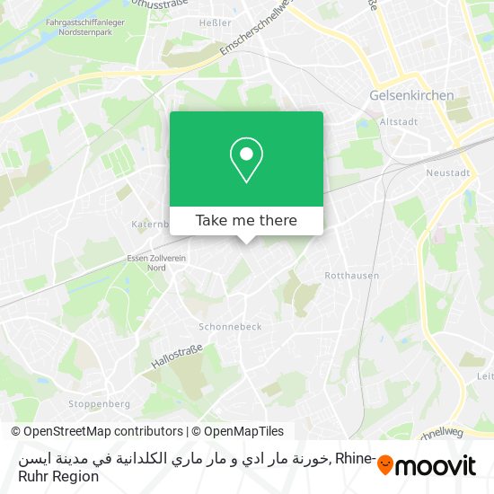 خورنة مار ادي و مار ماري الكلدانية في مدينة ايسن map