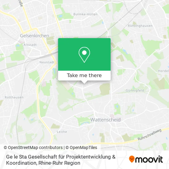 Карта Ge le Sta Gesellschaft für Projektentwicklung & Koordination