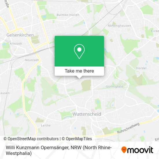 Карта Willi Kunzmann Opernsänger