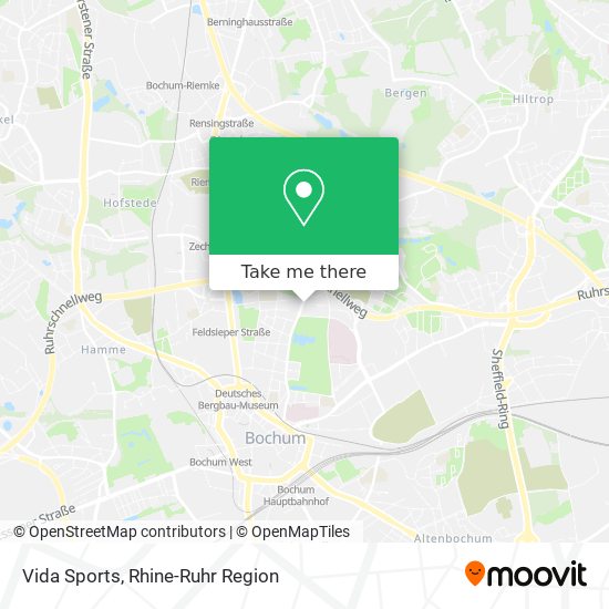 Vida Sports map