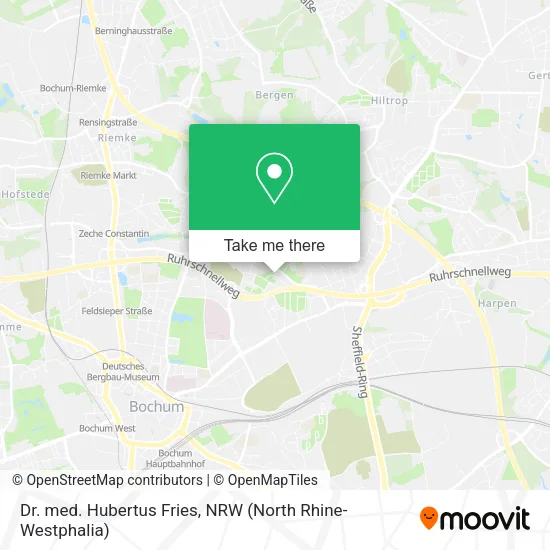 Карта Dr. med. Hubertus Fries