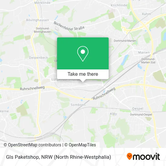 Карта Gls Paketshop