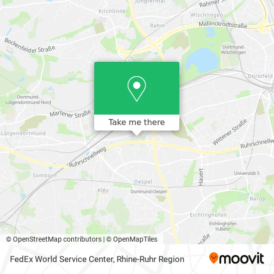 Карта FedEx World Service Center